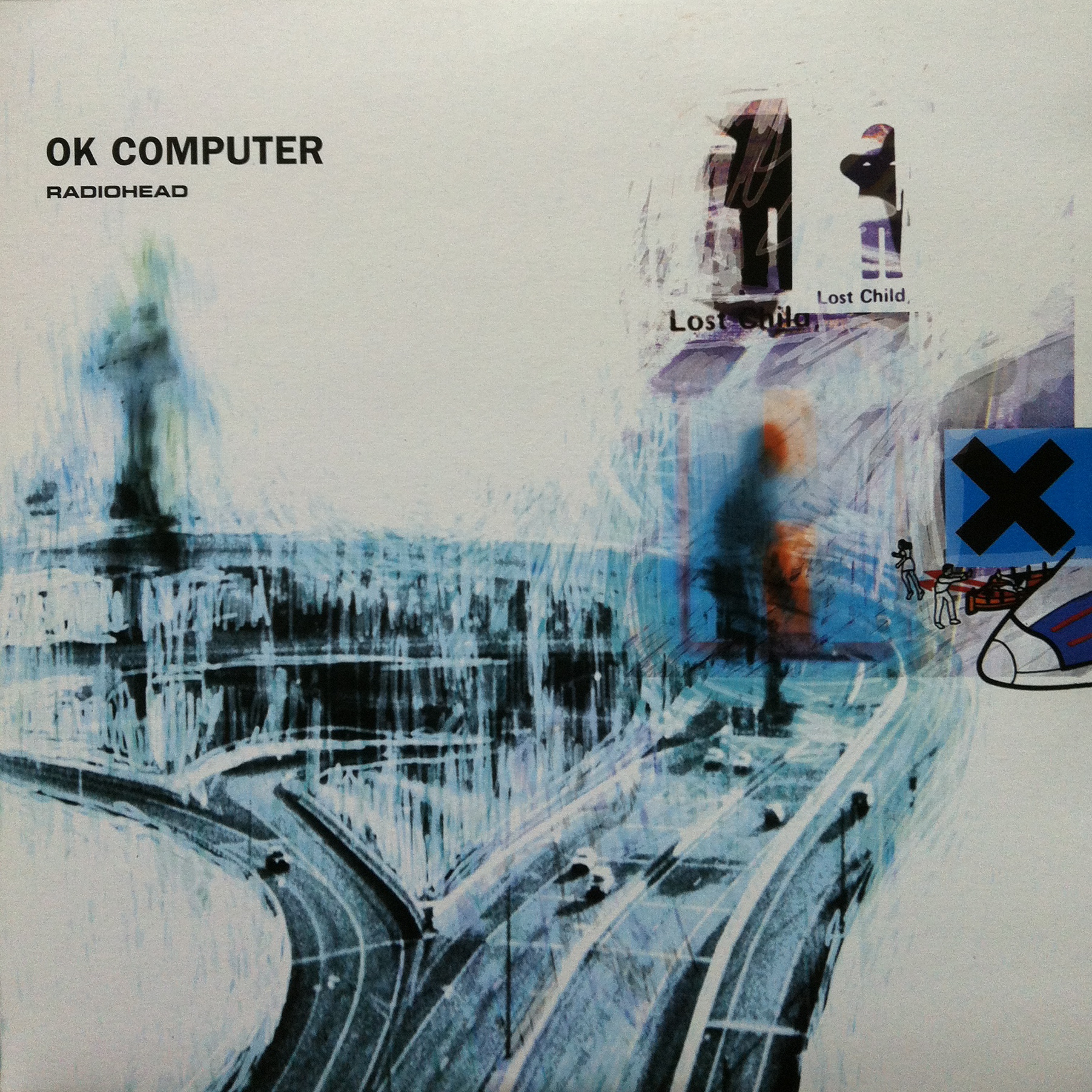 OK Computer album cover by Radiohead